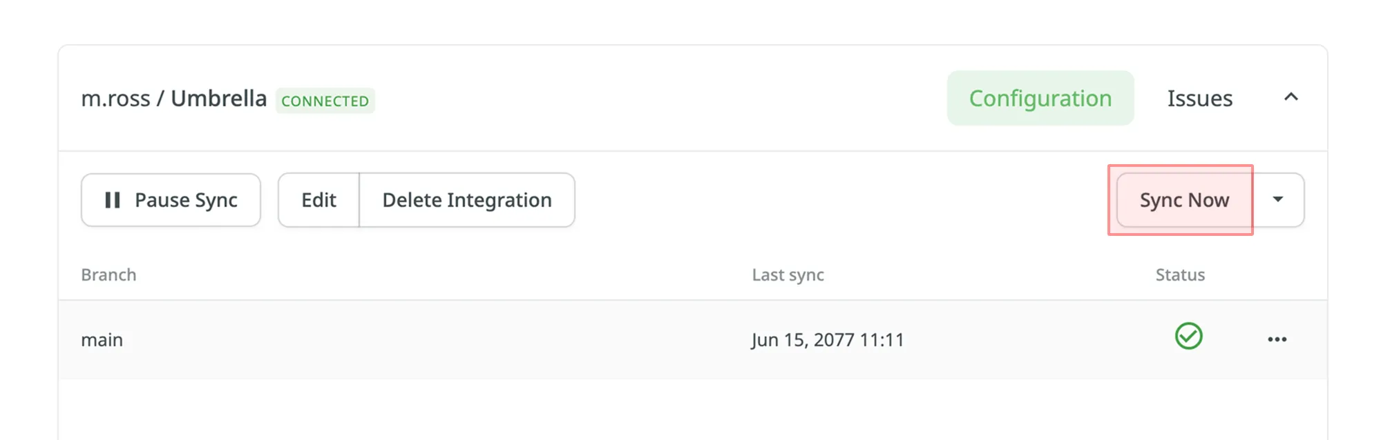 GitLab 集成立即同步